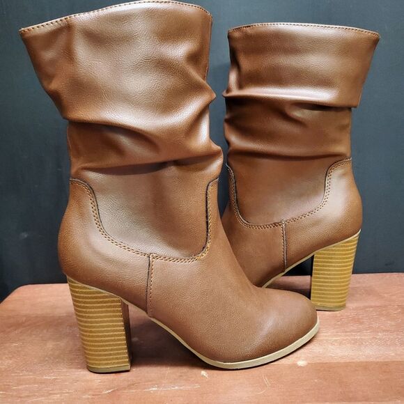 Style & Co Saraa Cognac Boot Size 6 - Picture 9 of 10